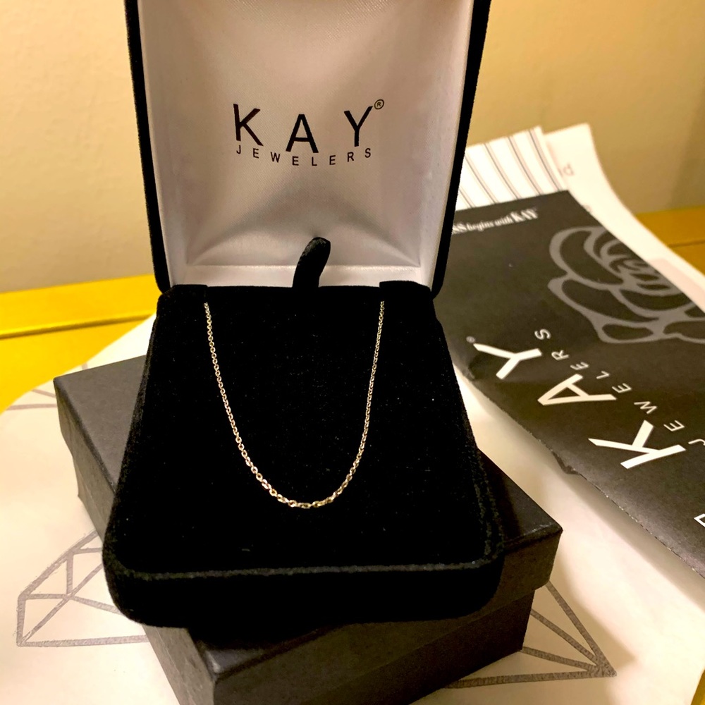 Kay Jewelers 925 Silver Cable Necklace
